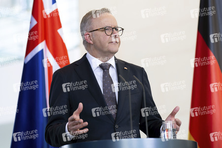 Empfang des Premierministers von Australien im Kanzleramt in Berlin