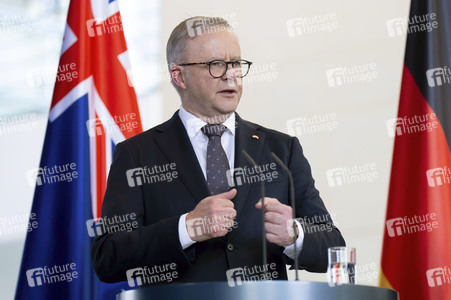 Empfang des Premierministers von Australien im Kanzleramt in Berlin