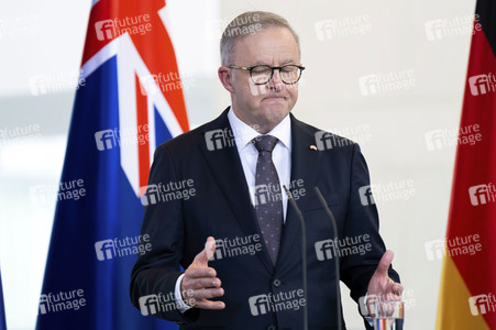 Empfang des Premierministers von Australien im Kanzleramt in Berlin