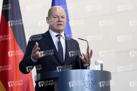 Empfang des Premierministers von Australien im Kanzleramt in Berlin