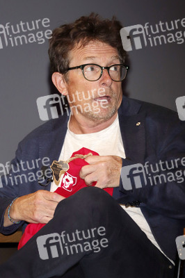 Verleihung des Frontier Award an Michael J. Fox in München