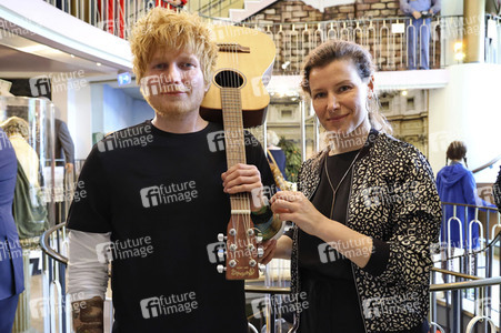Präsentation der Wachsfigur von Ed Sheeran in Hamburg