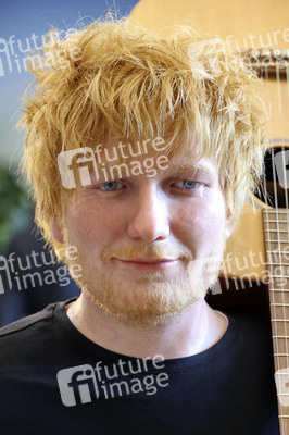 Präsentation der Wachsfigur von Ed Sheeran in Hamburg