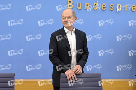 Sommerpressekonferenz von Olaf Scholz in Berlin