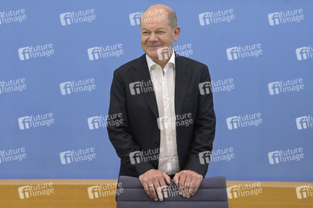 Sommerpressekonferenz von Olaf Scholz in Berlin