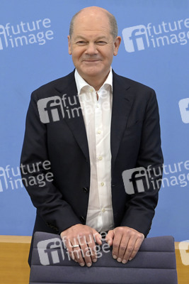 Sommerpressekonferenz von Olaf Scholz in Berlin