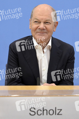 Sommerpressekonferenz von Olaf Scholz in Berlin