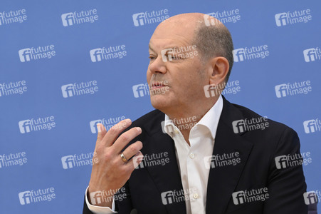Sommerpressekonferenz von Olaf Scholz in Berlin