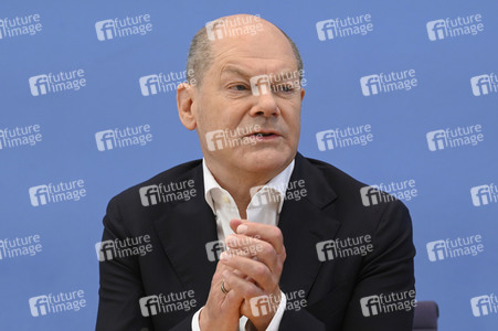 Sommerpressekonferenz von Olaf Scholz in Berlin