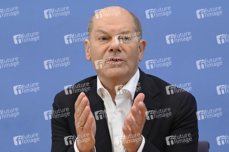 Sommerpressekonferenz von Olaf Scholz in Berlin