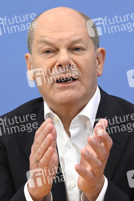 Sommerpressekonferenz von Olaf Scholz in Berlin