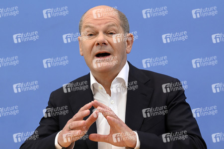 Sommerpressekonferenz von Olaf Scholz in Berlin