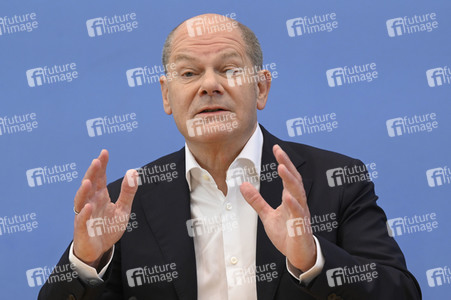 Sommerpressekonferenz von Olaf Scholz in Berlin