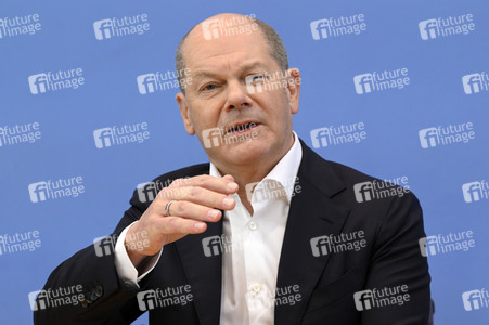 Sommerpressekonferenz von Olaf Scholz in Berlin