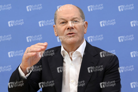 Sommerpressekonferenz von Olaf Scholz in Berlin