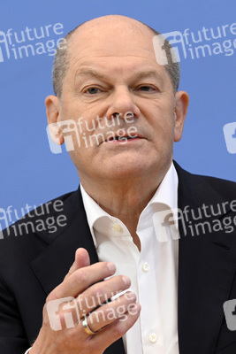 Sommerpressekonferenz von Olaf Scholz in Berlin
