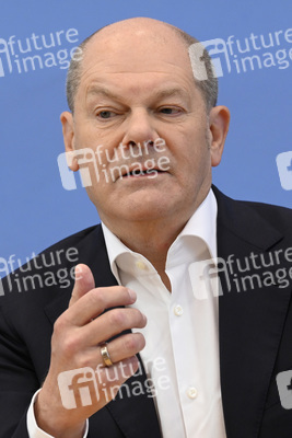 Sommerpressekonferenz von Olaf Scholz in Berlin