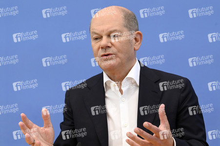 Sommerpressekonferenz von Olaf Scholz in Berlin