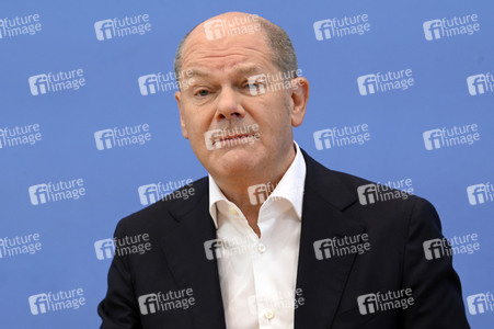 Sommerpressekonferenz von Olaf Scholz in Berlin
