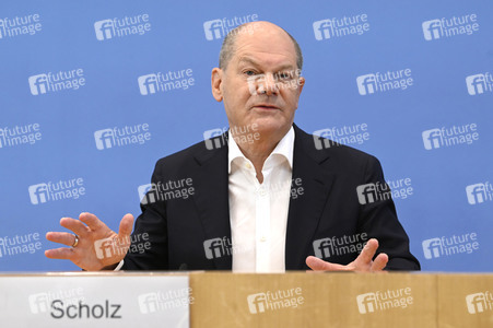 Sommerpressekonferenz von Olaf Scholz in Berlin