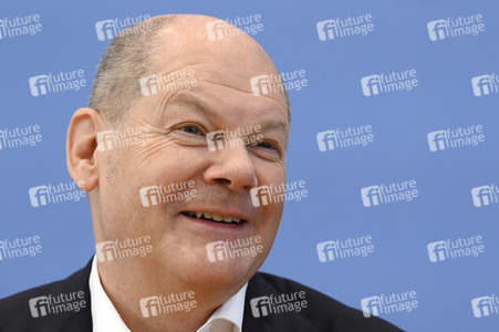 Sommerpressekonferenz von Olaf Scholz in Berlin