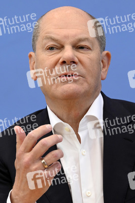 Sommerpressekonferenz von Olaf Scholz in Berlin