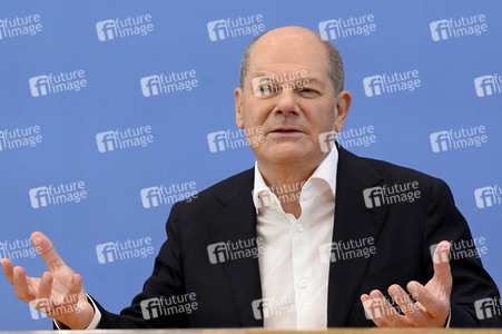 Sommerpressekonferenz von Olaf Scholz in Berlin