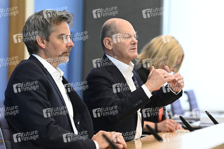 Sommerpressekonferenz von Olaf Scholz in Berlin
