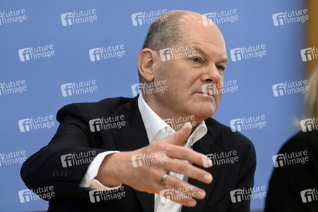 Sommerpressekonferenz von Olaf Scholz in Berlin