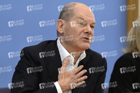 Sommerpressekonferenz von Olaf Scholz in Berlin