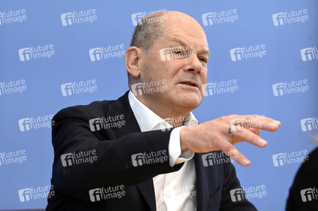 Sommerpressekonferenz von Olaf Scholz in Berlin