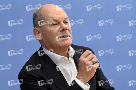 Sommerpressekonferenz von Olaf Scholz in Berlin