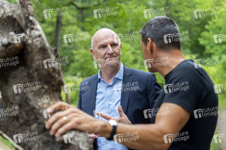 Tourismus-Pressefahrt des Ministerpräsidenten Dietmar Woidke im Landkreis Barnim