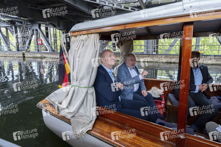Tourismus-Pressefahrt des Ministerpräsidenten Dietmar Woidke im Landkreis Barnim
