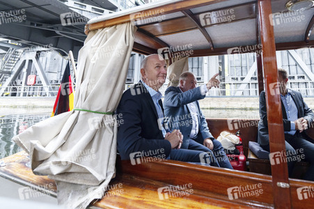 Tourismus-Pressefahrt des Ministerpräsidenten Dietmar Woidke im Landkreis Barnim