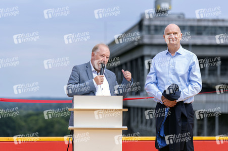 Tourismus-Pressefahrt des Ministerpräsidenten Dietmar Woidke im Landkreis Barnim