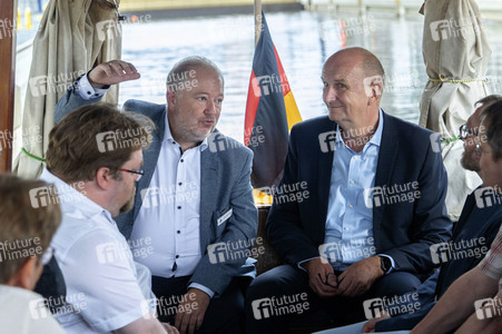 Tourismus-Pressefahrt des Ministerpräsidenten Dietmar Woidke im Landkreis Barnim