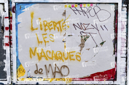 Graffiti-Krieg wegen China-Slogans in London