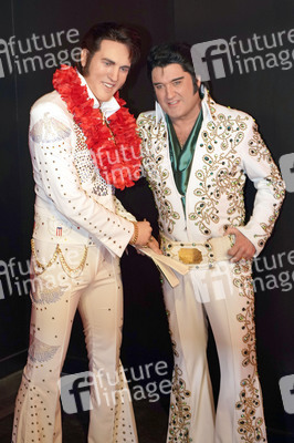 Präsentation der restaurierten Wachsfigur von Elvis Presley in Berlin
