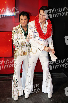 Präsentation der restaurierten Wachsfigur von Elvis Presley in Berlin