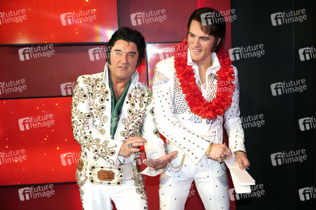 Präsentation der restaurierten Wachsfigur von Elvis Presley in Berlin
