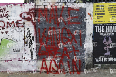 Graffiti-Krieg wegen China-Slogans in London