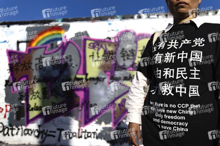 Graffiti-Krieg wegen China-Slogans in London
