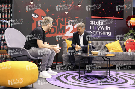 Robert Habeck auf der Gamescom 2023