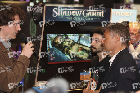 Robert Habeck auf der Gamescom 2023