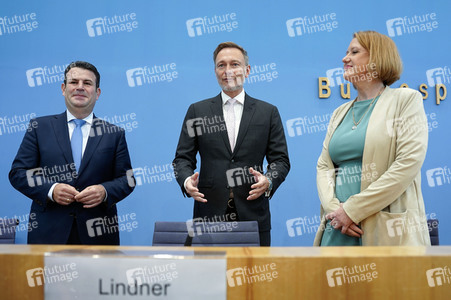 Bundespressekonferenz Einigung bei der Kindergrundsicherung in Berlin