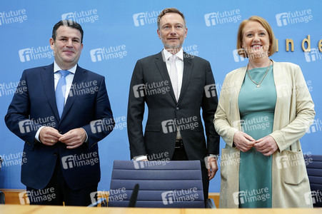 Bundespressekonferenz Einigung bei der Kindergrundsicherung in Berlin