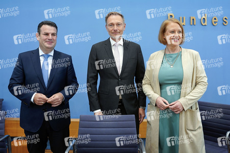 Bundespressekonferenz Einigung bei der Kindergrundsicherung in Berlin