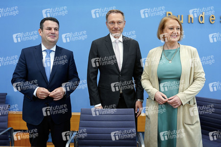 Bundespressekonferenz Einigung bei der Kindergrundsicherung in Berlin
