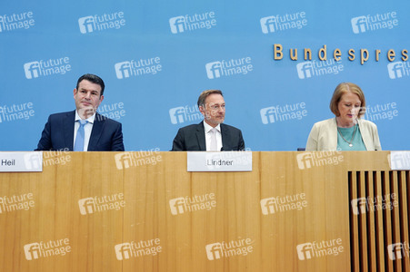 Bundespressekonferenz Einigung bei der Kindergrundsicherung in Berlin